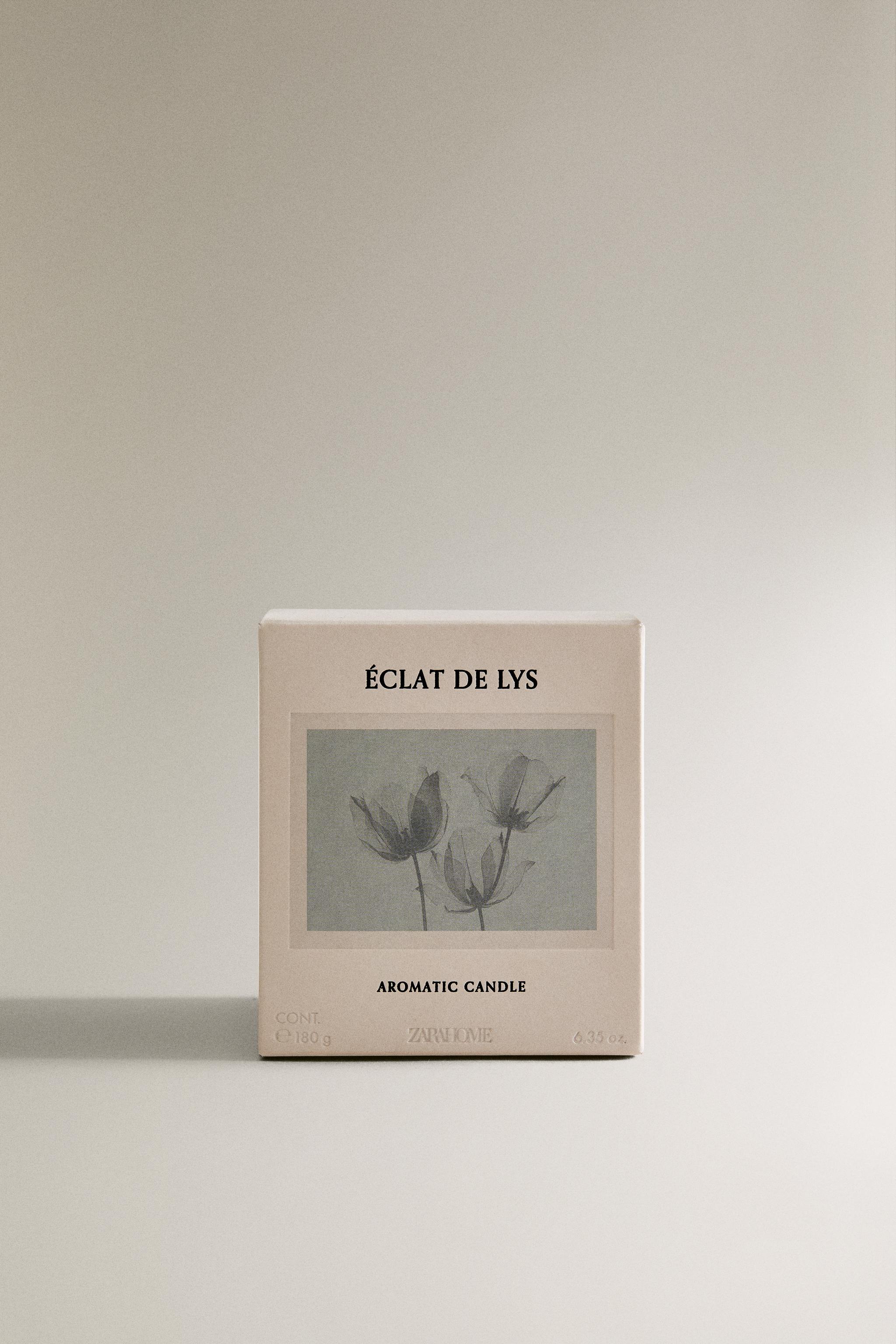 (180 G) BOUGIE PARFUMÉE ÉCLAT DE LYS